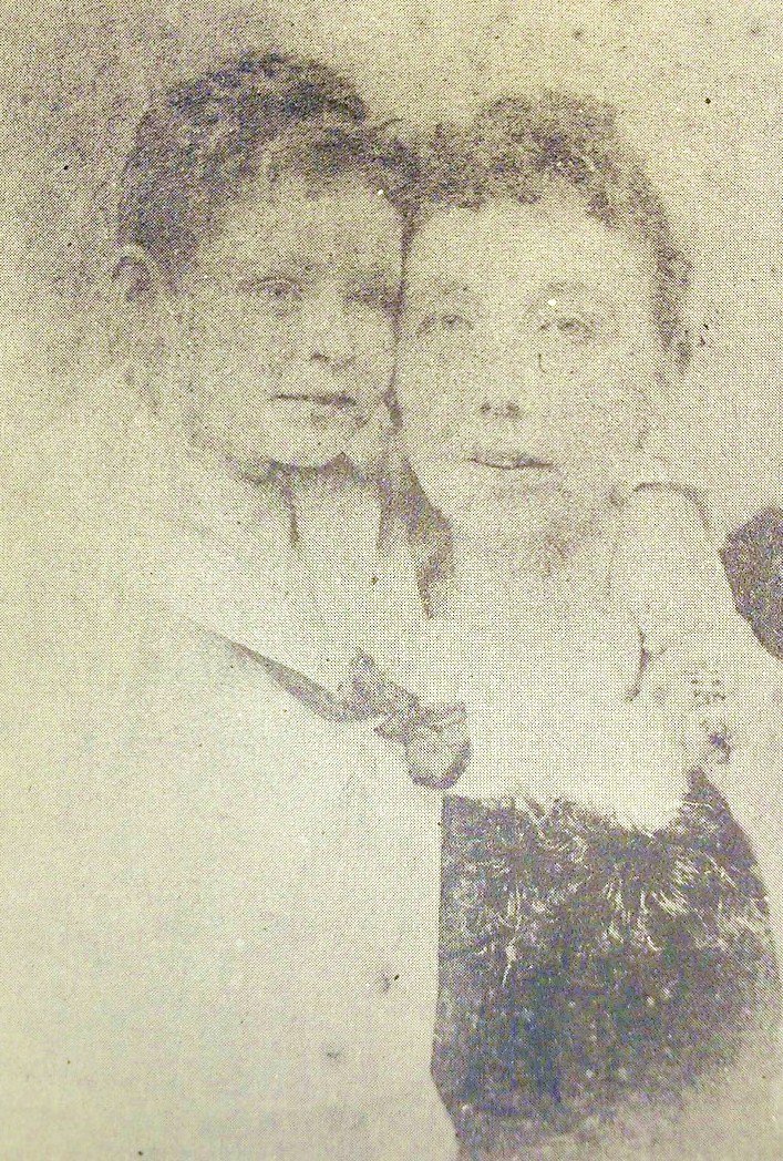 Gardner as a boy with Georgina McCombie.Credits.