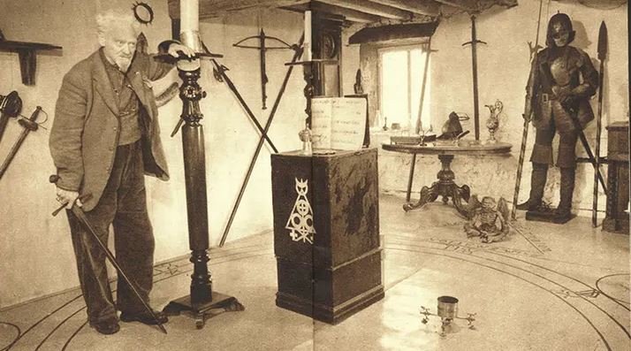 Gardner in the Isle of Man museum. From X.