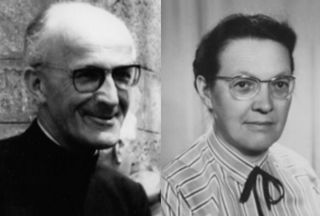 Father Lucien-Marie Dorne and Augusta Bernard. Source: FMND.