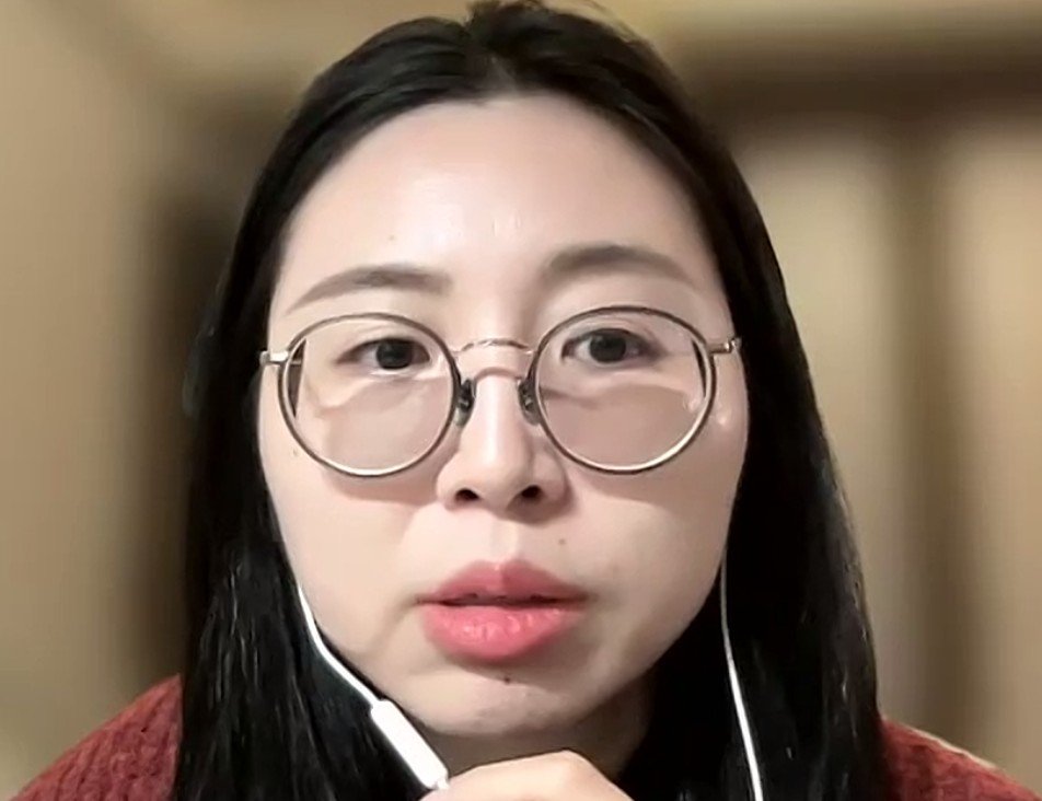 Yushuan Sung at the webinar.