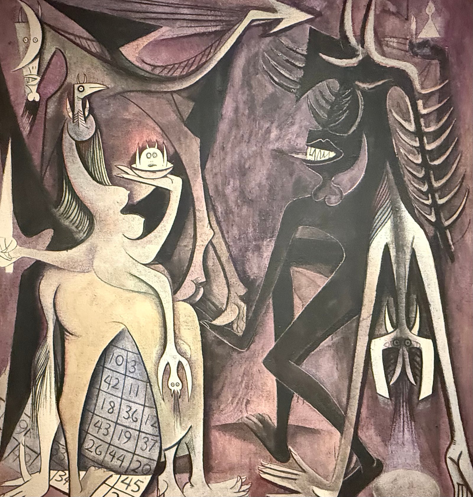 Lam, “Belial, empereur des mouches” (1948).