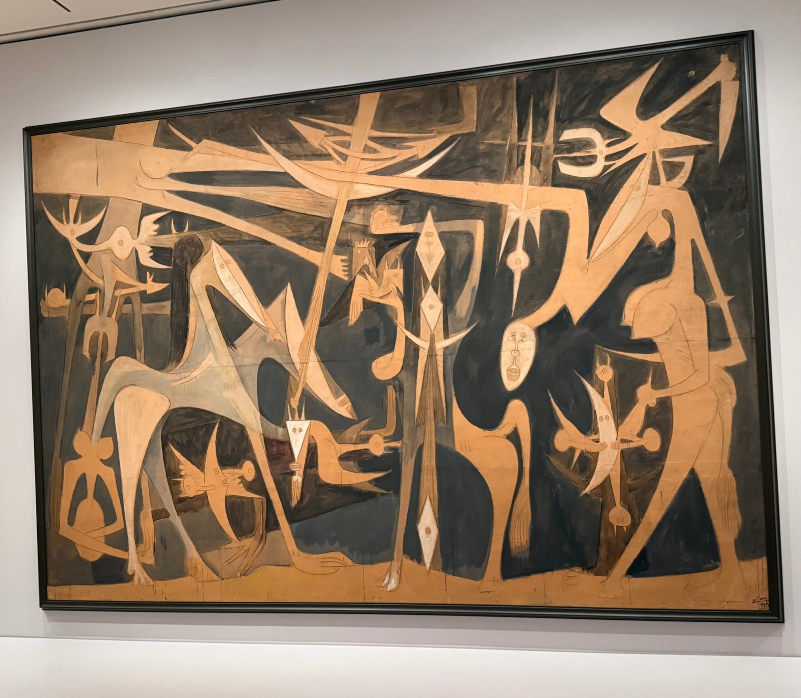 Lam, “Grande Composition” (1949) as exhibited in New York.