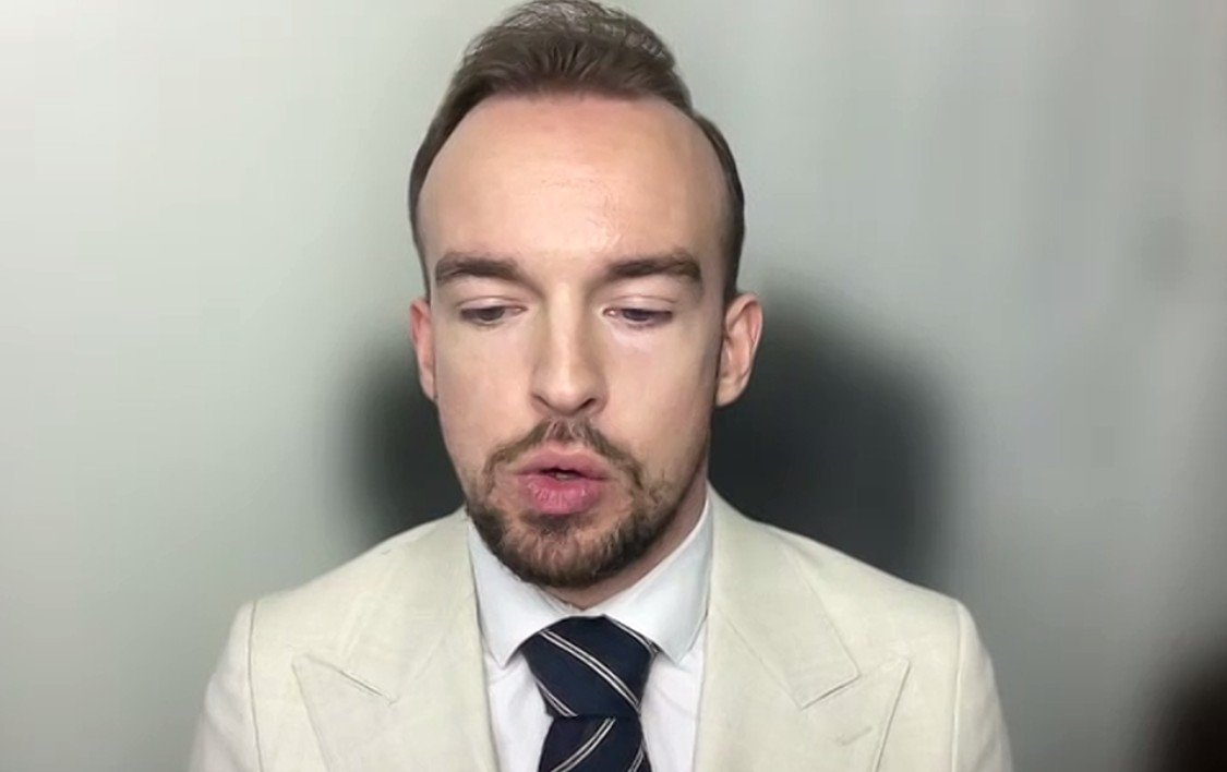 Brandon Reece Taylorian presents his paper.