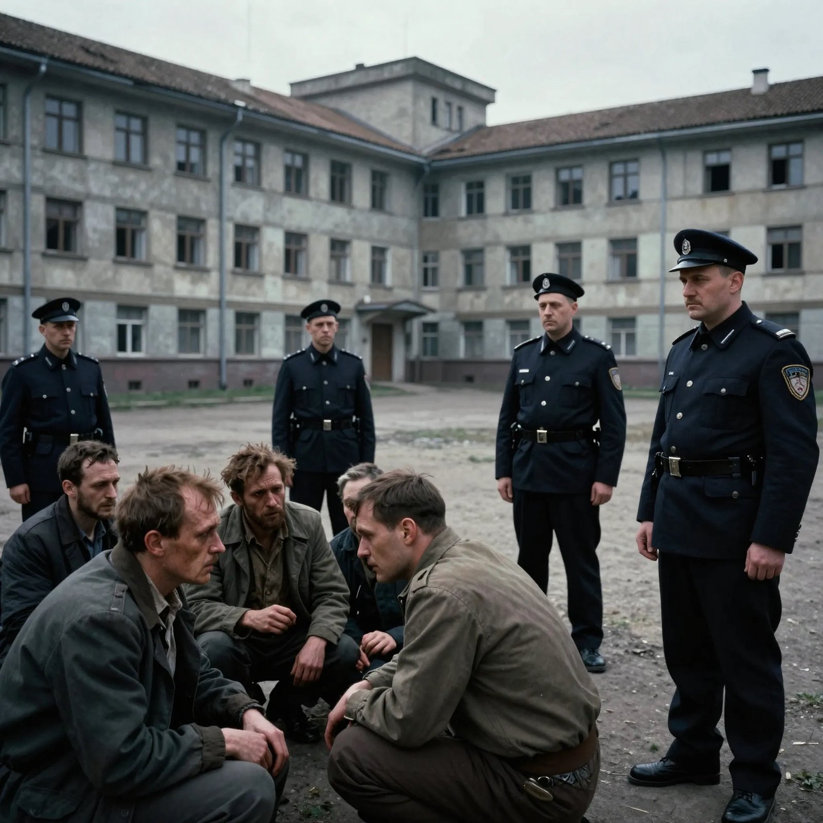 Dissidents in the notorious Poiana Mare asylum (reconstruction).