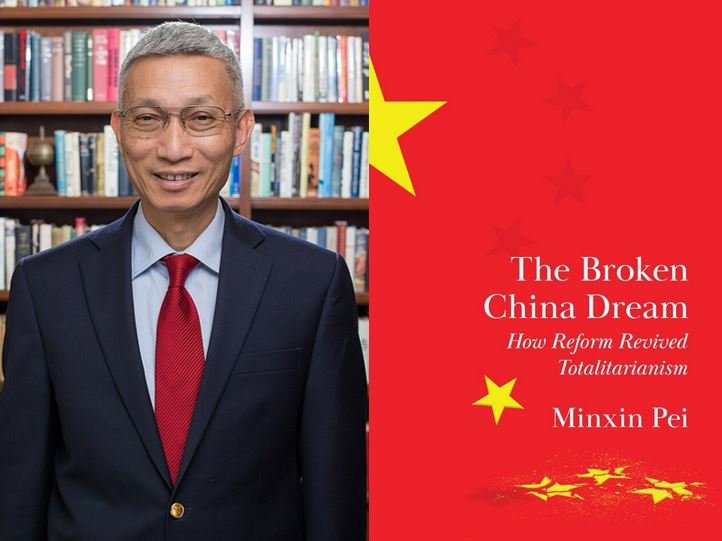 Professor Pei Minxin (credits) and his new book.