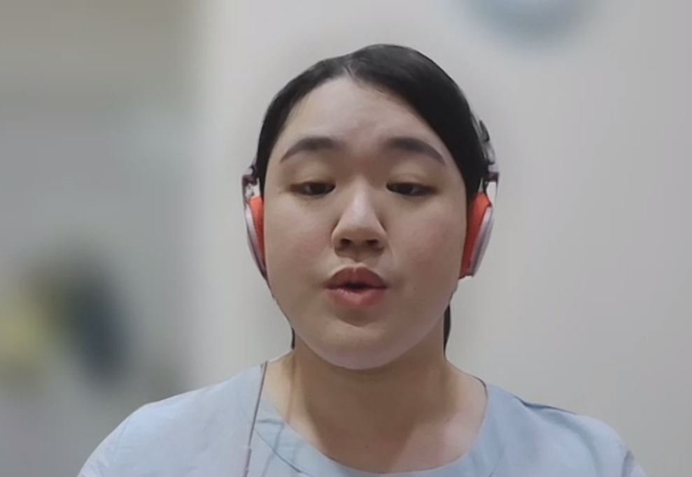 Olivia Yen at the webinar.