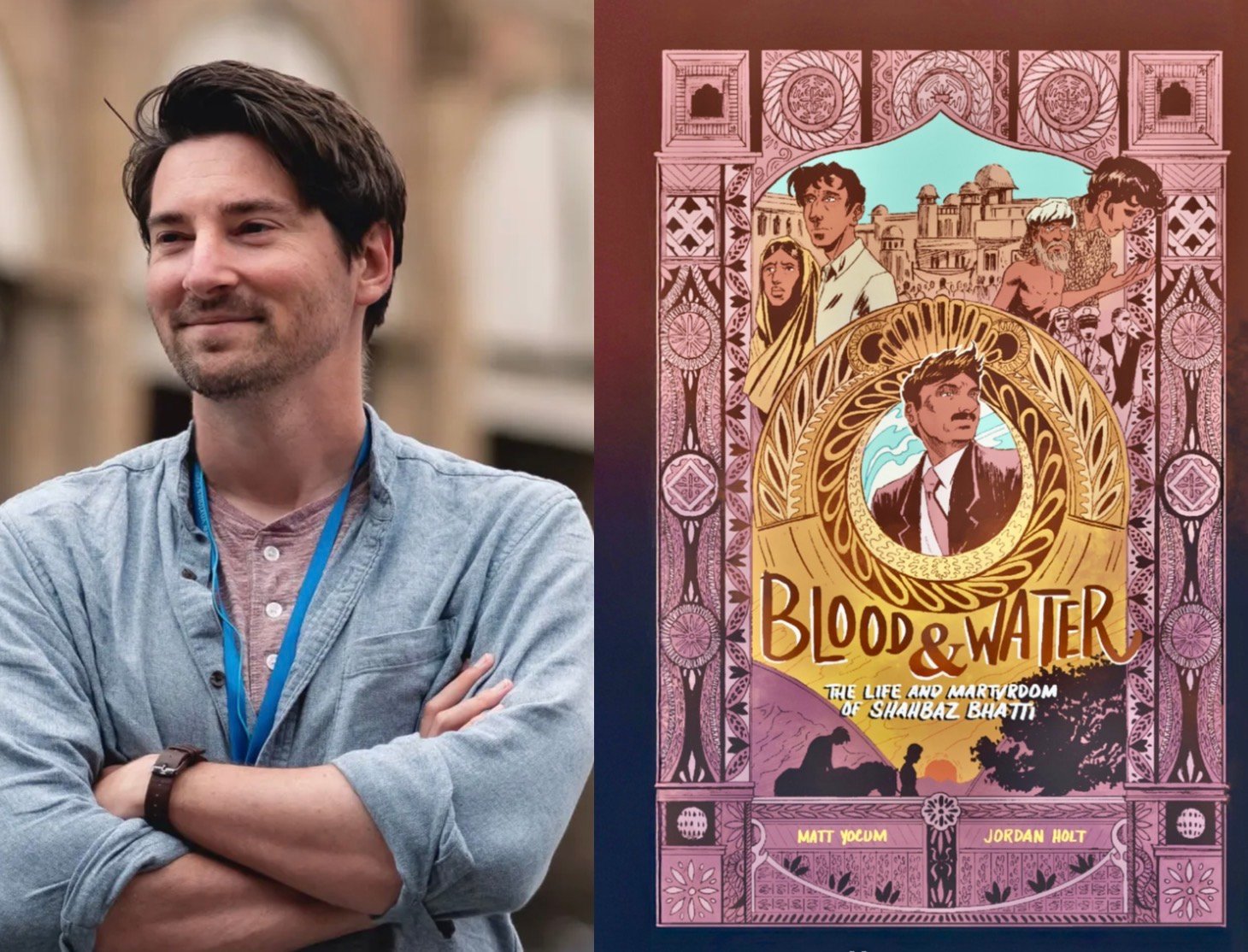 Jordan Holt and the new graphic novel.