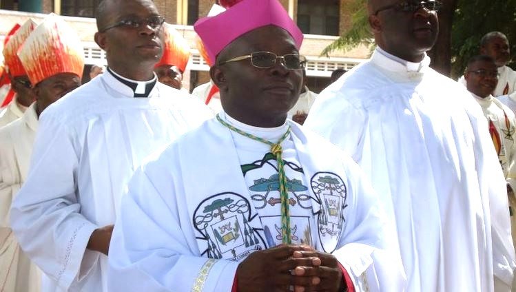 Bishop S&eacute;bastien Joseph Muyengo Mulombe. From X.