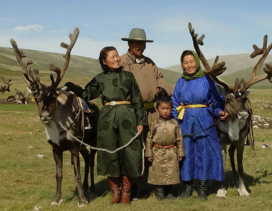 Threatened by the new law: Mongolian herders in Inner (Southern) Mongolia. From X.