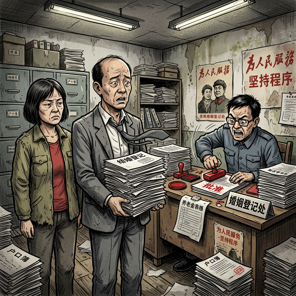 The Zhao scandal became a matter of comedy for Chinese netizens. AI-generated.