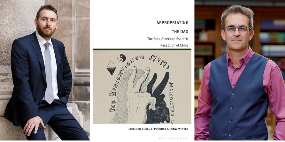 Lukas Pokorny (left), Franz Winter (right), and the book they edited.