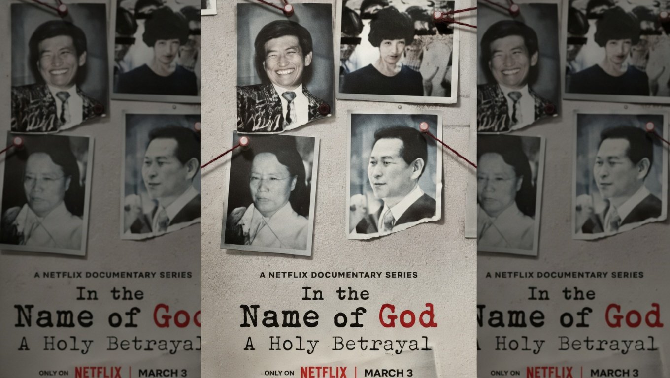 Publicity for Netflix&rsquo;s series &ldquo;In the Name of God.&rdquo;