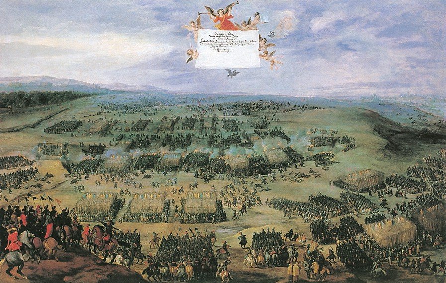 Peter Snayers (1592–1667), “The Battle of the White Mountain” Fought in 1620 in Bohemia, it was a key moment of Europe’s wars of religion. Credits.