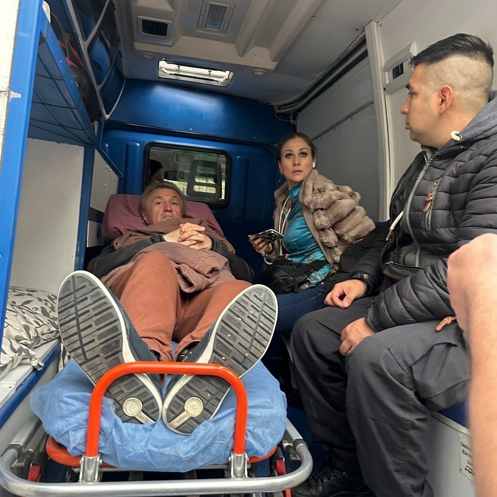 Rudnev returns to the house arrest location after his surgery.