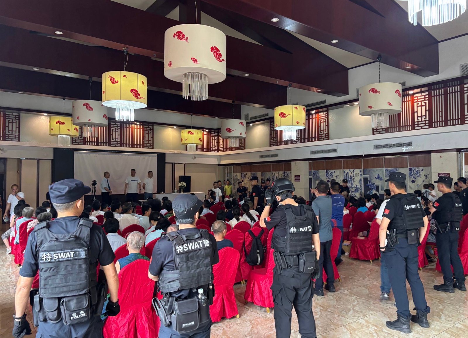 The police raid of June 14.