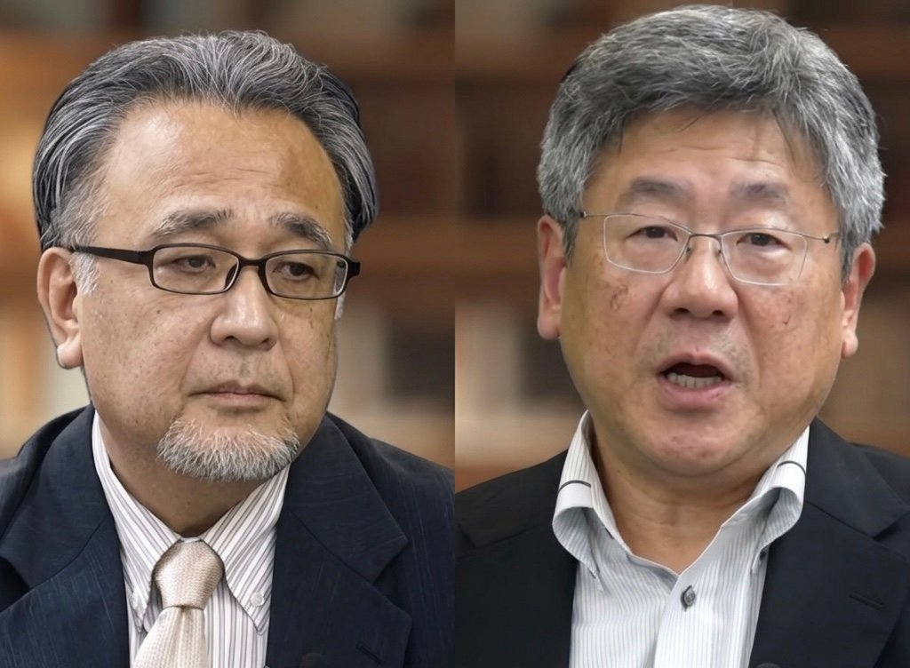 The conversation between Eitaro Ogawa and Fumihiro Kato.