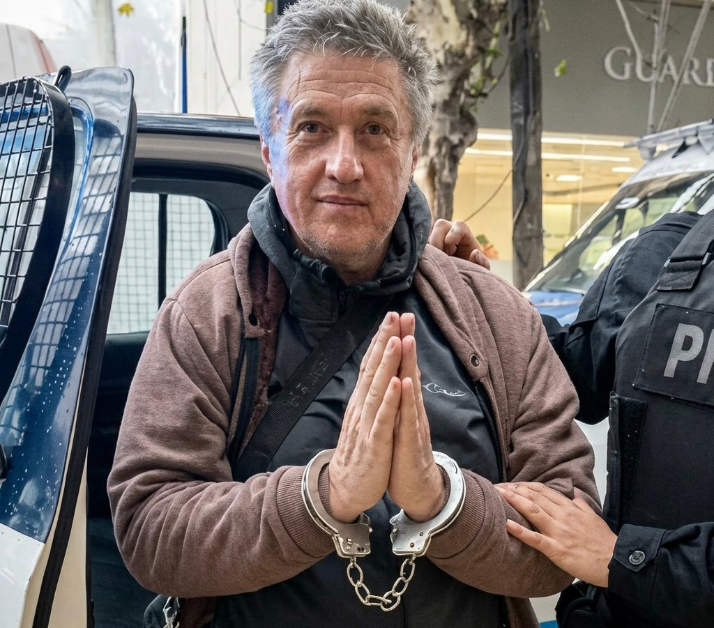 Rudnev under arrest in Argentina.