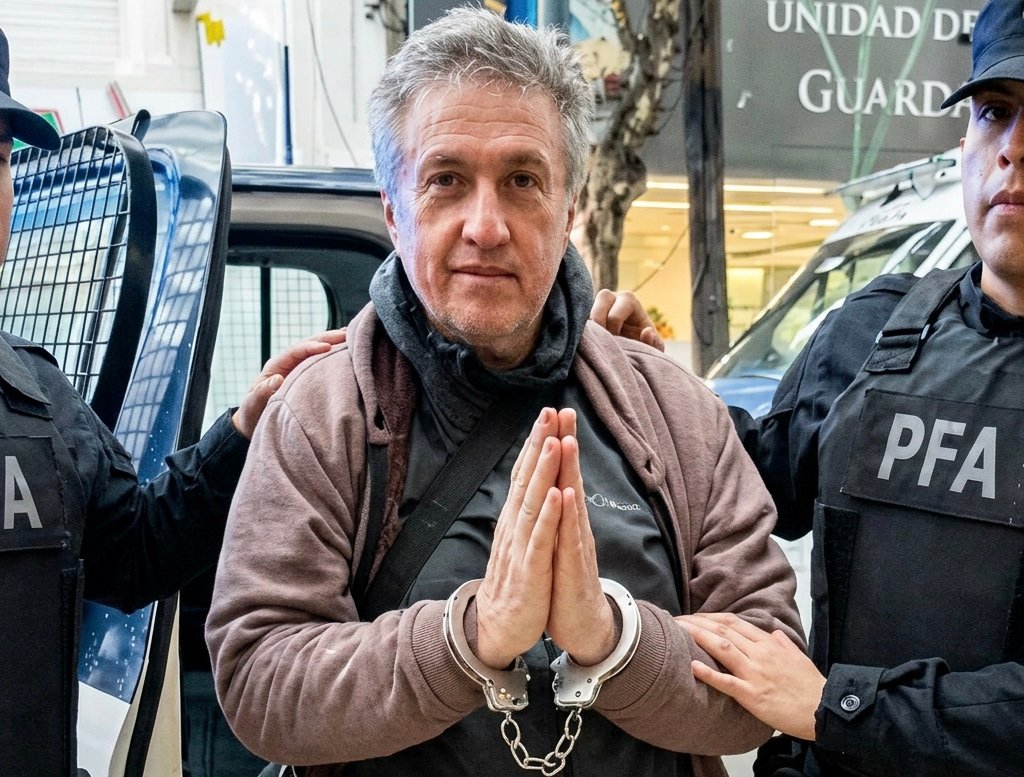 Konstantin Rudnev under arrest.