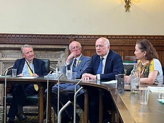  Lord David Alton, Jim Glennon MP, Sir Iain Duncan Smith and Rahima Mahmut