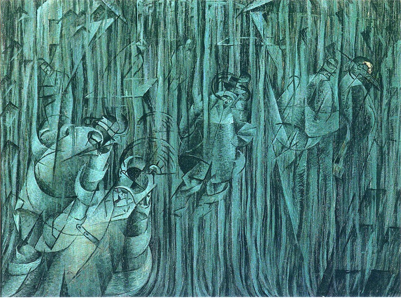 Umberto Boccioni (1882-1916), &ldquo;Stati d&rsquo;animo III&rdquo; (1911). Crediti.