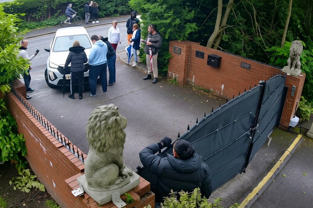 Rioters blocked members&rsquo; vehicles when they tried to enter their own home, Webb House.