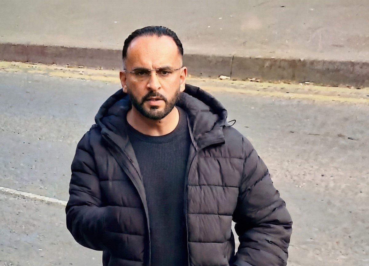 Syed Ali Akhbari in front of the AROPL’s headquarters in Crewe.