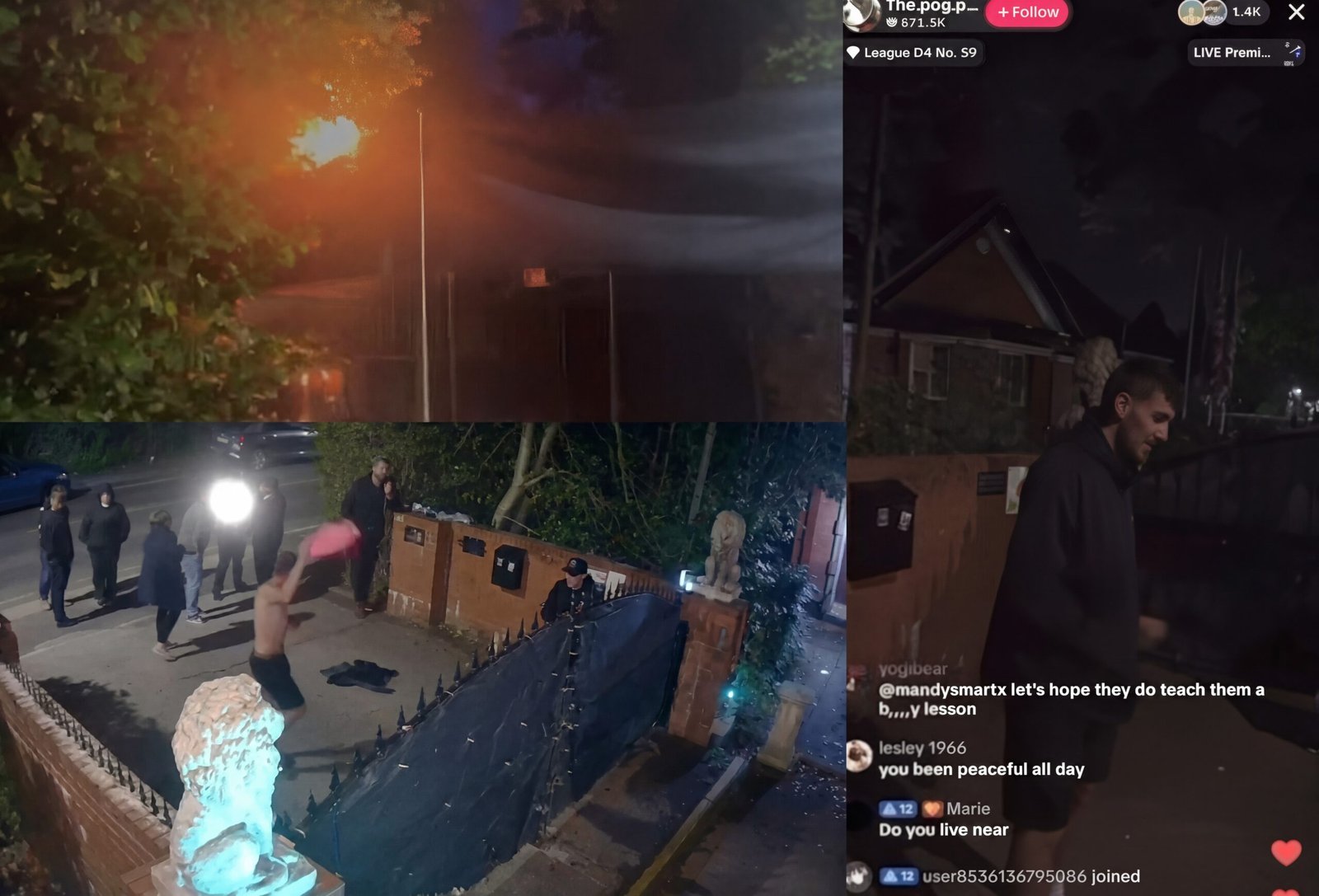 On June 6, rioters tried to set fire to Webb House in Crewe, AROPL&rsquo;s headquarters, danced singing &ldquo;We did start the fire,&rdquo; and live-streamed on TikTok.