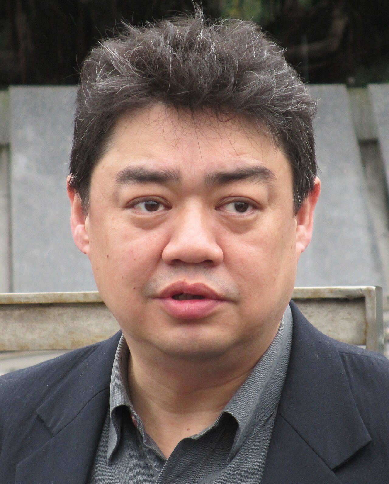 Örkesh Dölet, Uyghur leader of the Tiananmen movement. Credits.