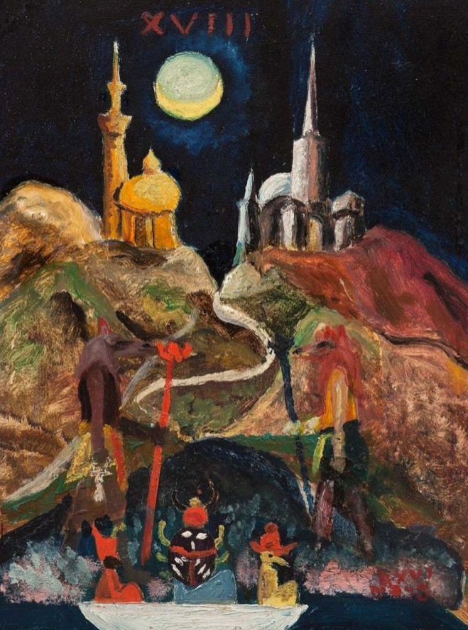 A painting by Aleister Crowley.