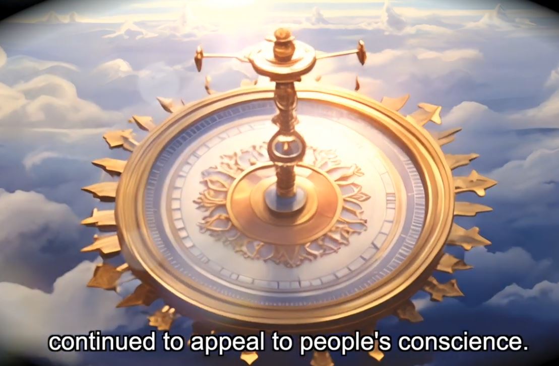 Conscience as antidote to the “five poisons.” From the video “Children from Heaven.”