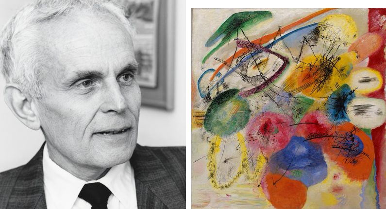 Sixten Ringbom (1935&ndash;1992) and &ldquo;Black Lines&rdquo; (1913) by Wassily Kandinsky (1866&ndash;1944).