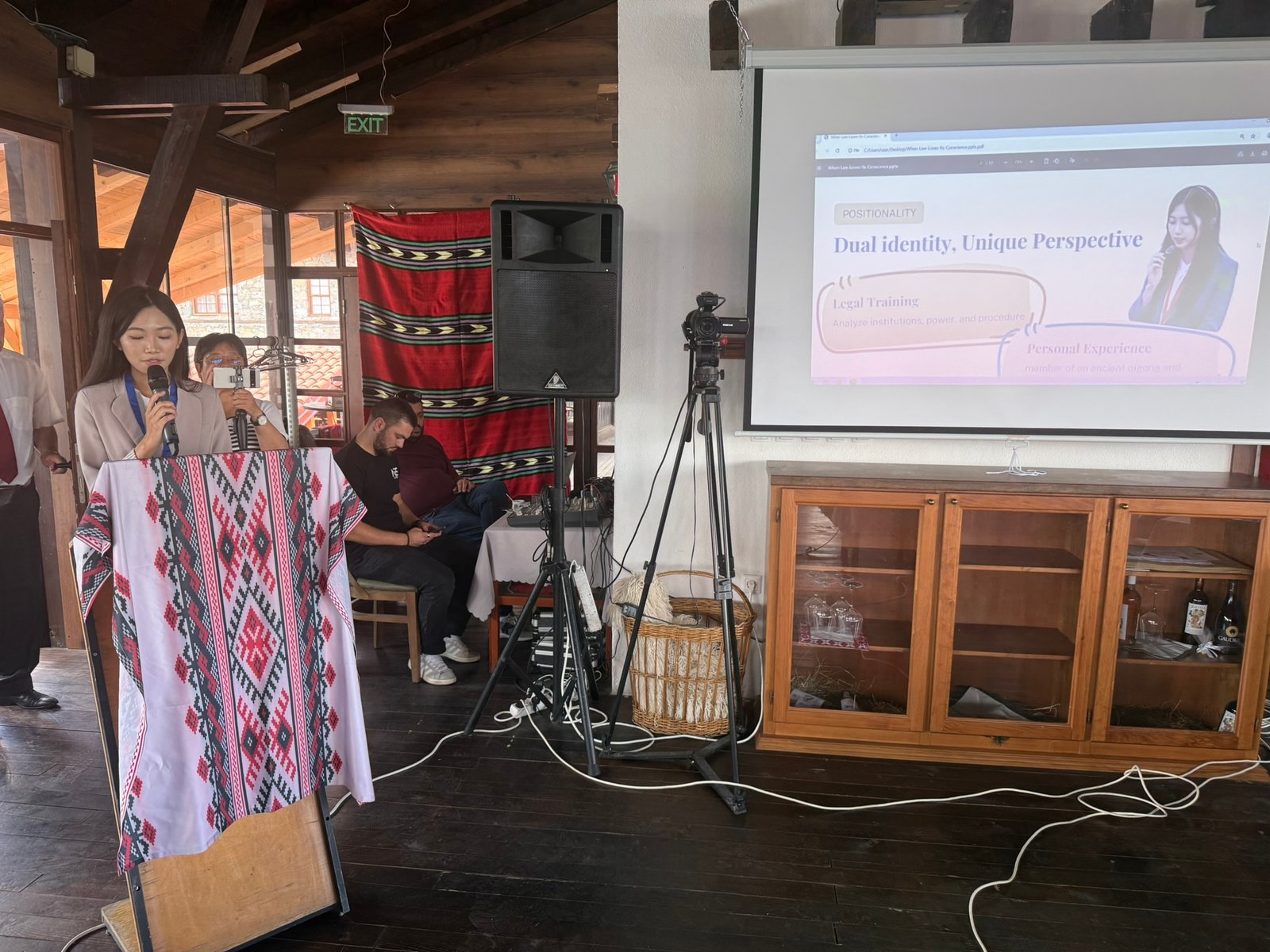 Wang Yu Rang’s presentation.