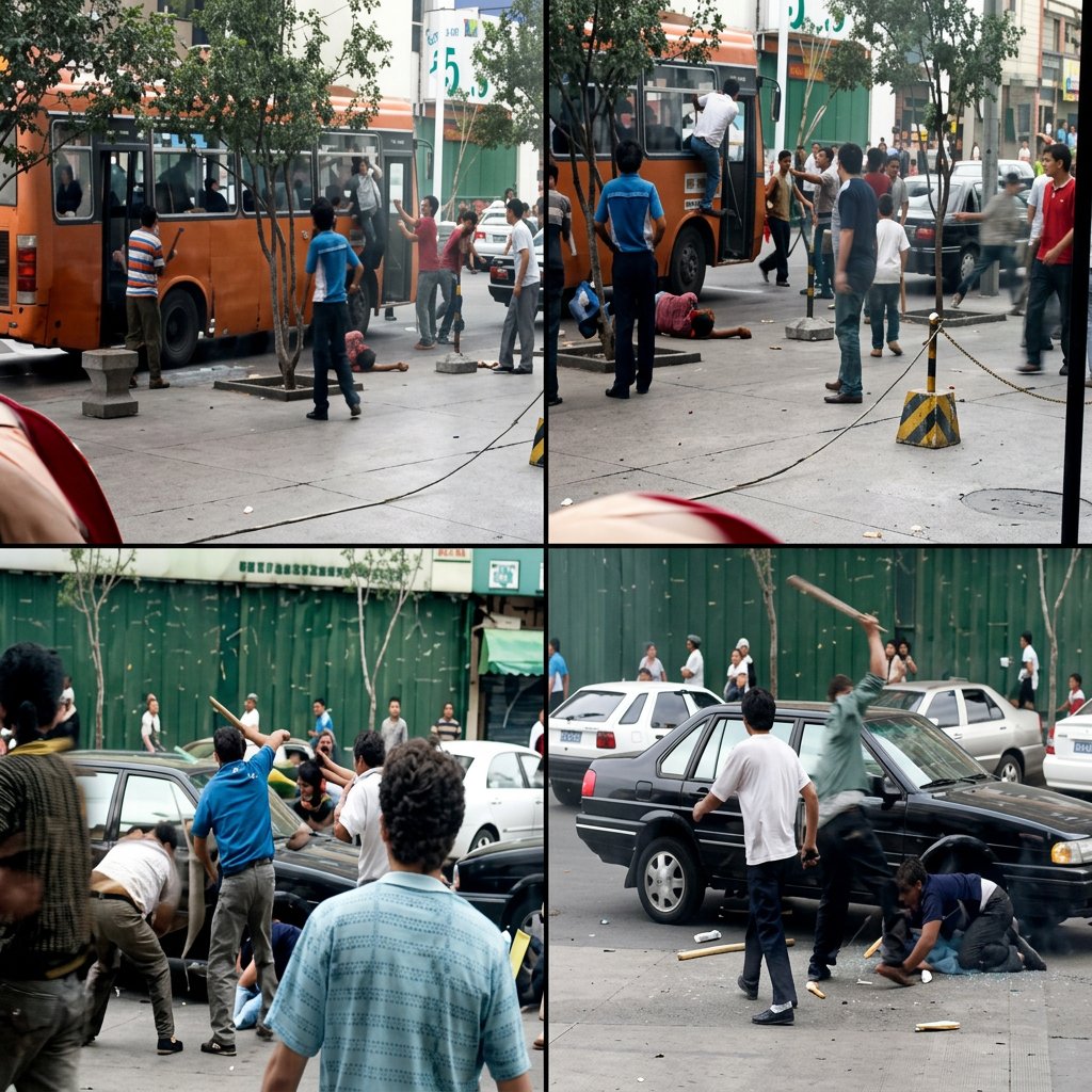 Image 1: Images of the 2009 repression. From X.
