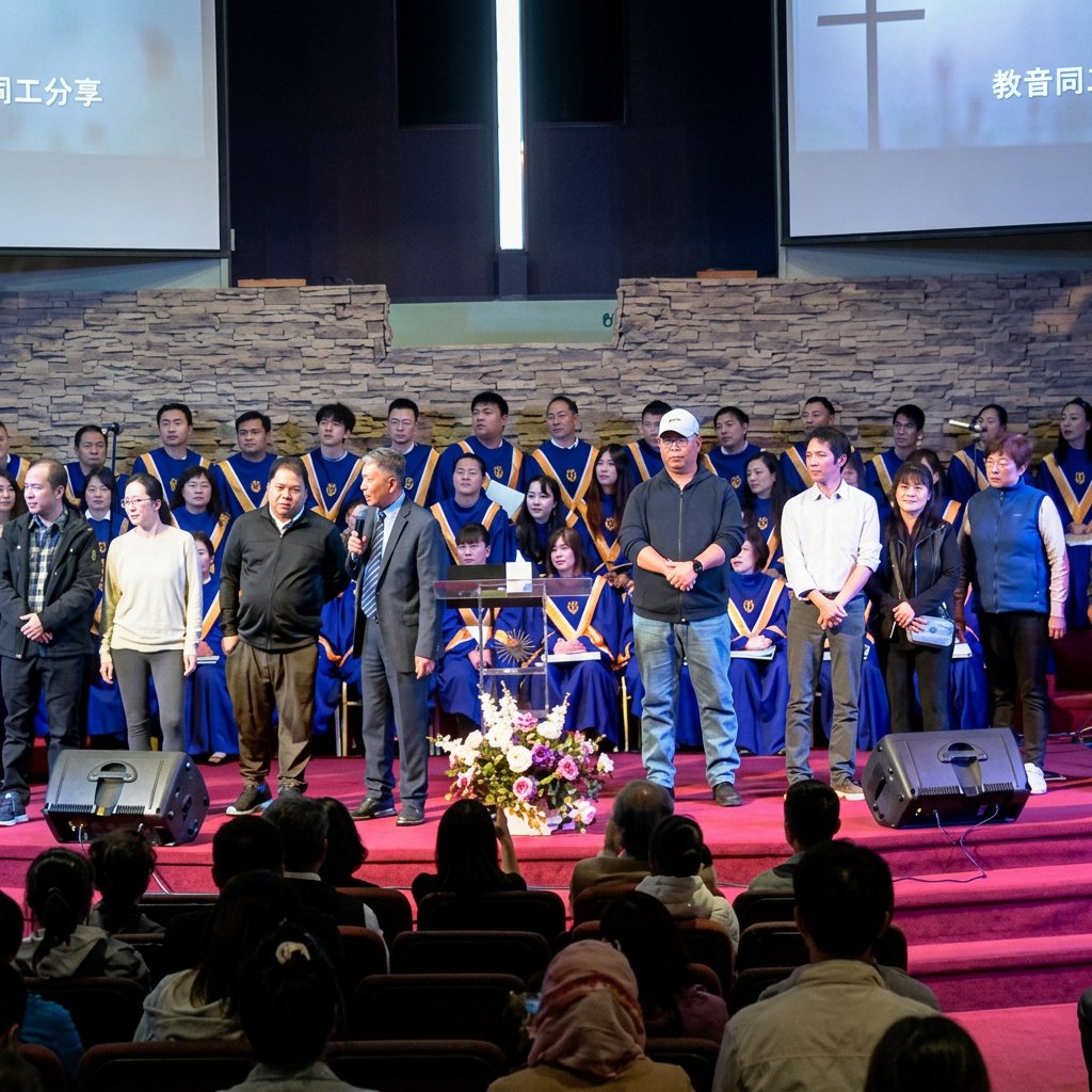 The January 9 prayer vigil in Los Angeles.