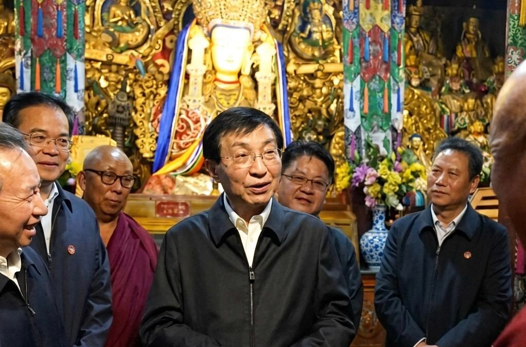Wang Huning Tours Tibet to Enforce the New Ethnic Unity Law