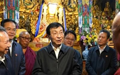 Wang Huning Tours Tibet to Enforce the New Ethnic Unity Law