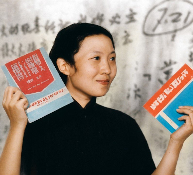 Sister Kong preaching.