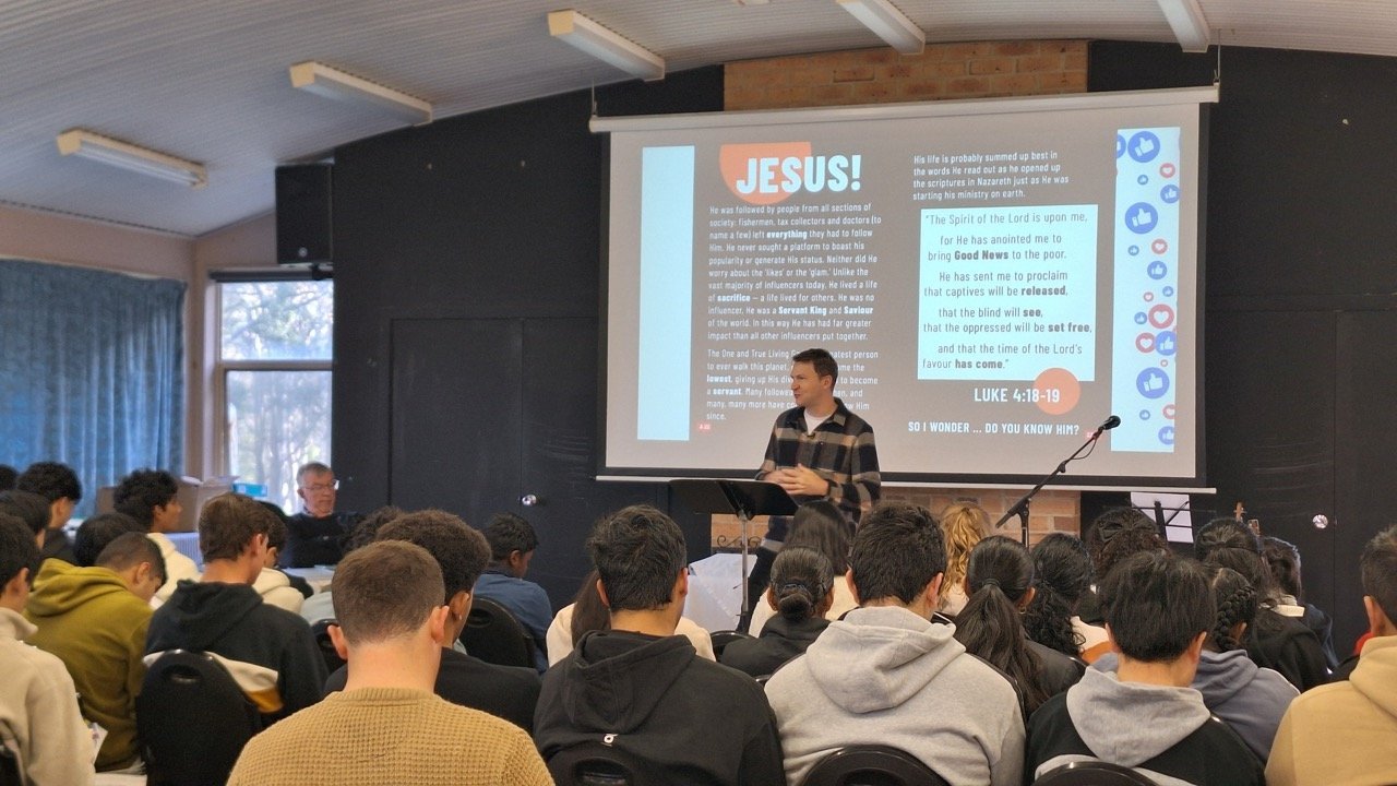 A Bible class at the Redeemer Baptist School. From its website.