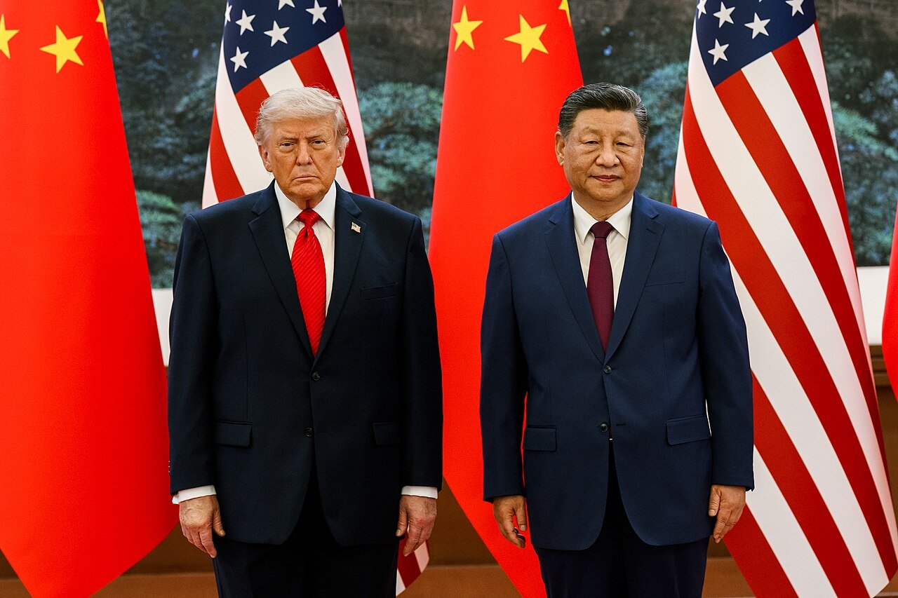 Trump and Xi during the American President&rsquo;s visit to China, May 14, 2026. Credits.