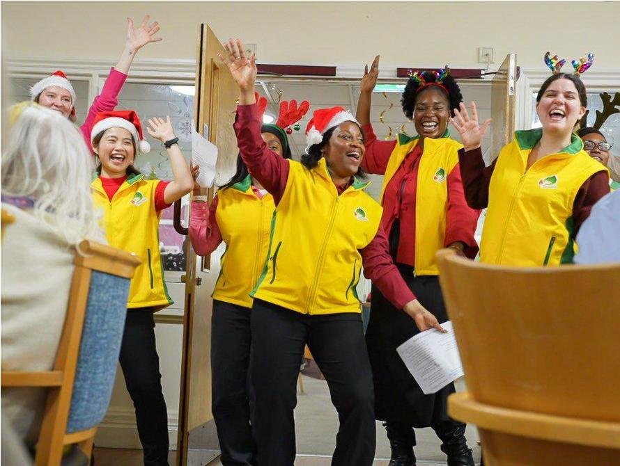 A peaceful community: Shincheonji members in the UK.