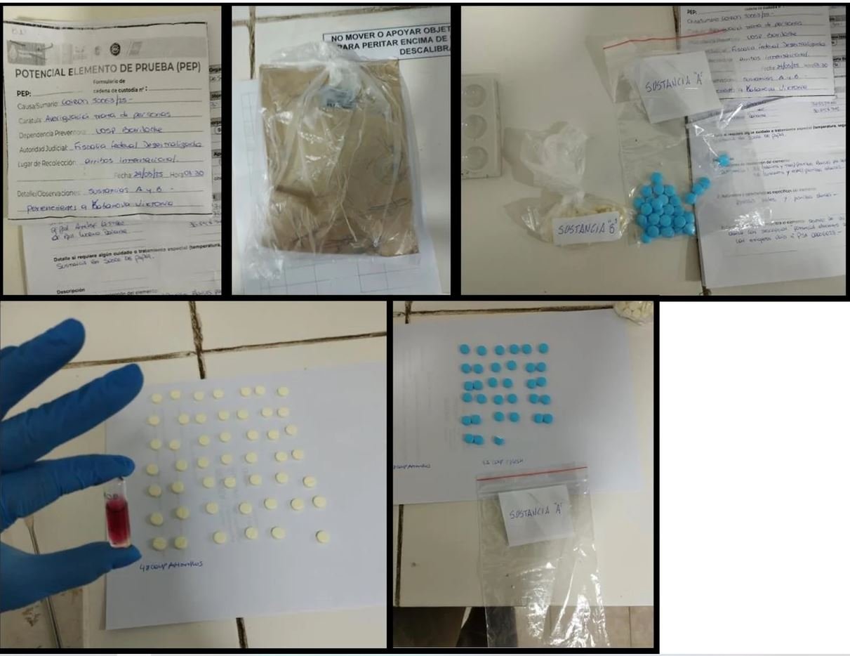 The pills seized at Bariloche Airport: sleeping pills, not drugs. Source: Argentina’s National Police.