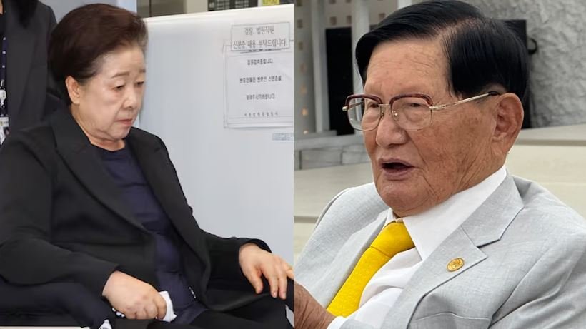 Mother Han and Chairman Lee.