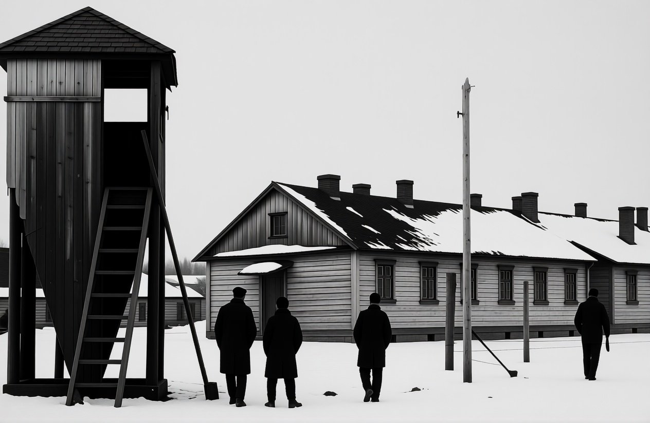 A Siberian camp in Solzhenitsyn’s time.