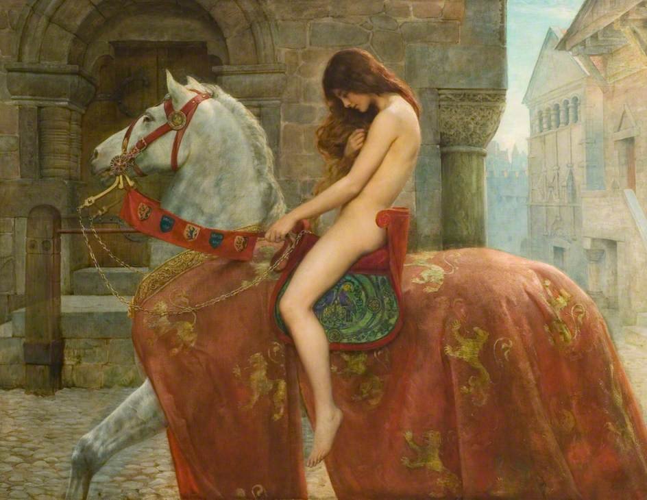 John Collier (1850–1934), “Lady Godiva.” Credits.