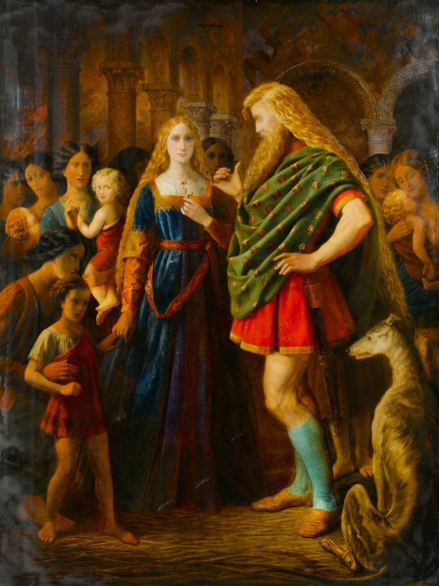 John Skinner Clifton (1822–1889), “Lady Godiva and Earl Leofric.” Credits.
