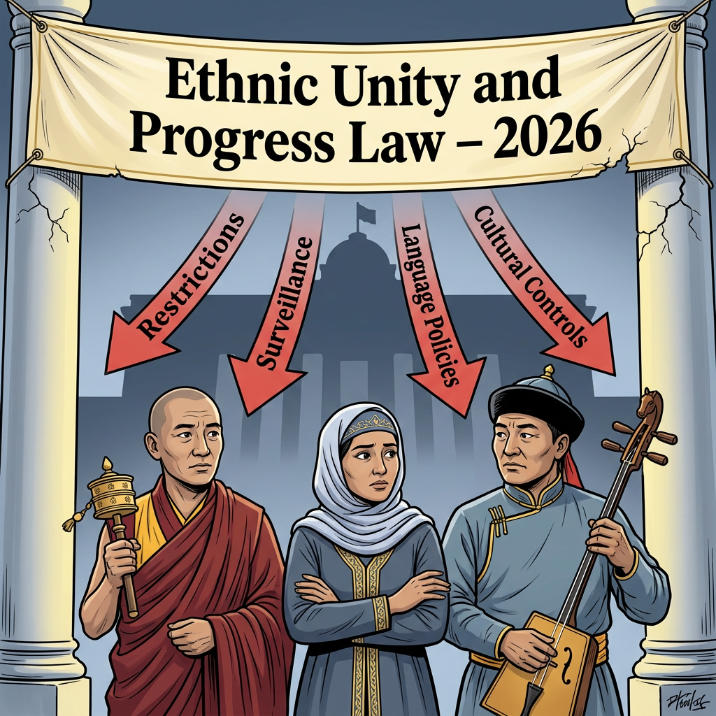A law designed to increase control. AI-generated.