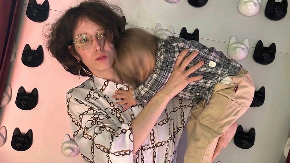 Elena Makarova with her child. Used with permission.