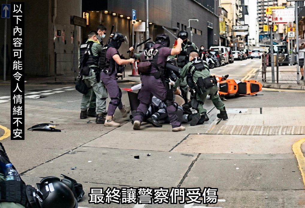 Footage of Tong&rsquo;s arrest in the first episode of the series.
