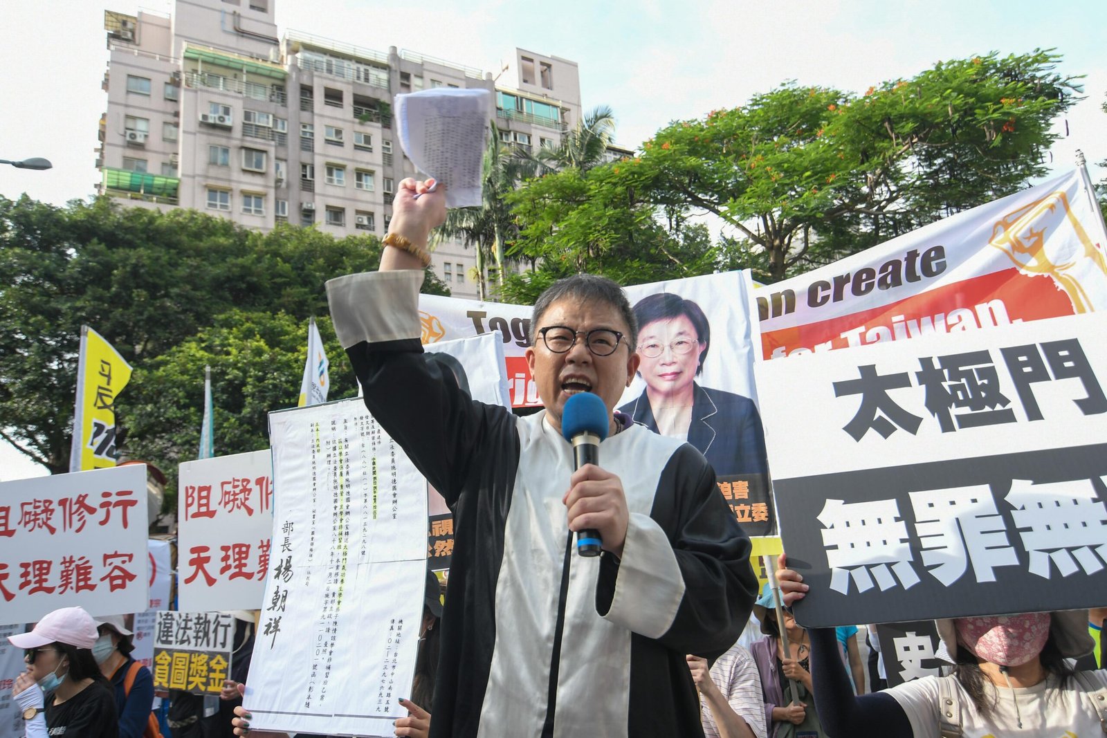 Tax and Legal Reform League Protests in Taiwan.