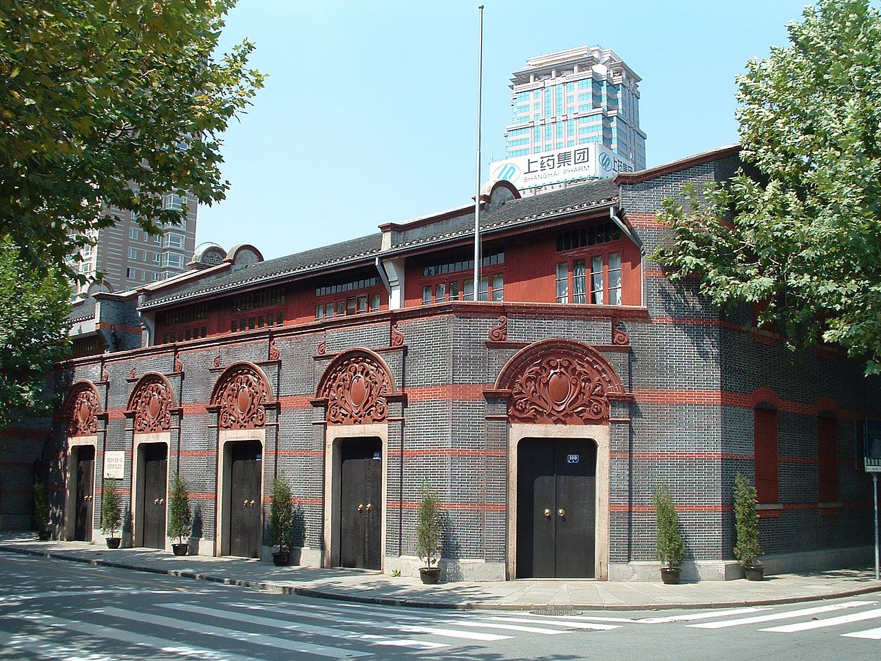 Site of the first congress of the CCP (1921), Shanghai. Credits.